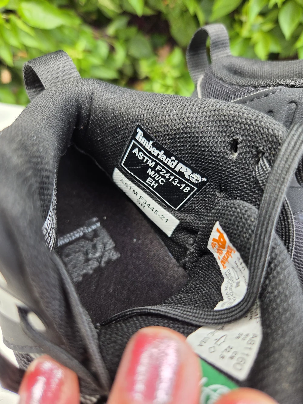 Timberland PRO Setra Mid Safety Toe Work Boots Size 4 Kids Shoe